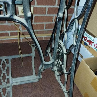 Singer Treadle Sewing Machine in Cabinet