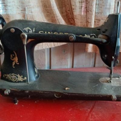 Singer Treadle Sewing Machine in Cabinet