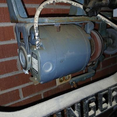 Singer Treadle Sewing Machine in Cabinet