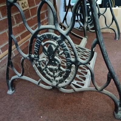Singer Treadle Sewing Machine in Cabinet