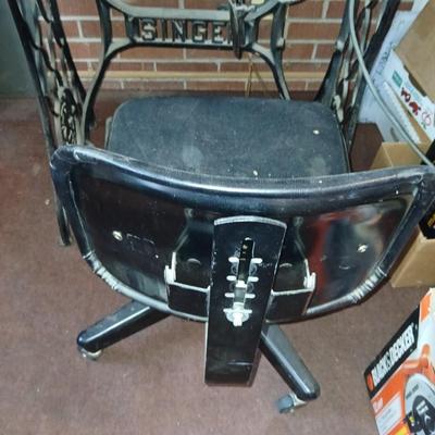 Singer Treadle Sewing Machine in Cabinet