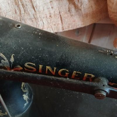 Singer Treadle Sewing Machine in Cabinet