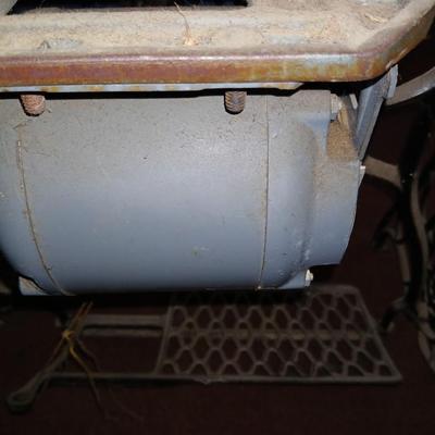 Singer Treadle Sewing Machine in Cabinet