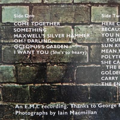 The Beatles – Abbey Road (Back Cover, Vinyl LP)