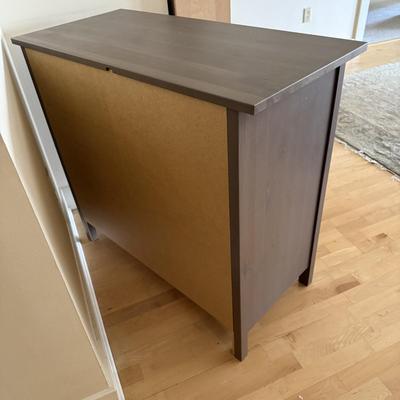 Gray Three Drawer Dresser (LE-BM)