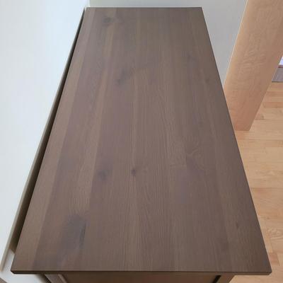 Gray Three Drawer Dresser (LE-BM)