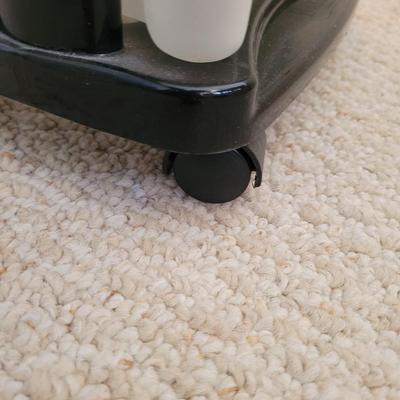 Art Supplies, Plastic Drawers, and Metal Table Lamp (BR2-EL)