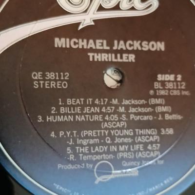 2 Vinyl Records – Michael Jackson & Roy Orbison