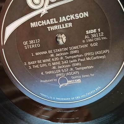 2 Vinyl Records – Michael Jackson & Roy Orbison