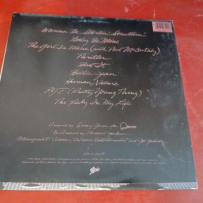2 Vinyl Records – Michael Jackson & Roy Orbison