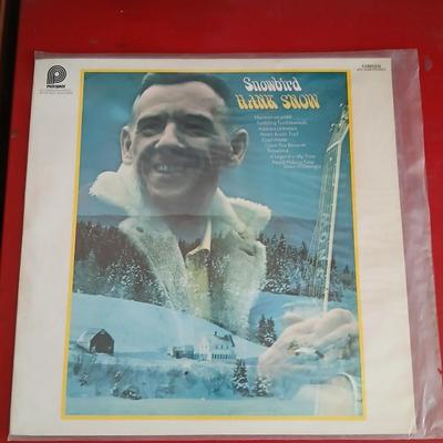 4 Vintage Country Vinyl Records – Hank Snow, Moe Bandy, Bob Wills, Chinga Chavin