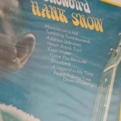 4 Vintage Country Vinyl Records – Hank Snow, Moe Bandy, Bob Wills, Chinga Chavin