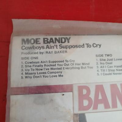 4 Vintage Country Vinyl Records – Hank Snow, Moe Bandy, Bob Wills, Chinga Chavin
