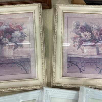 Picture frames and wall art