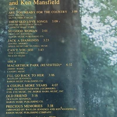 3 Vintage Outlaw Country Vinyl Records – Willie Nelson, Waylon Jennings, Merle Haggard