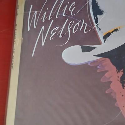 3 Vintage Outlaw Country Vinyl Records – Willie Nelson, Waylon Jennings, Merle Haggard