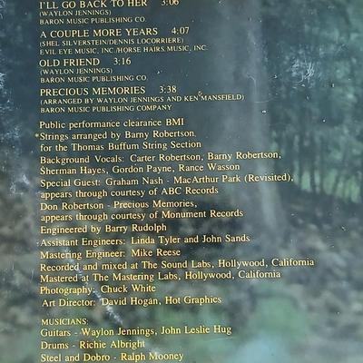 3 Vintage Outlaw Country Vinyl Records – Willie Nelson, Waylon Jennings, Merle Haggard