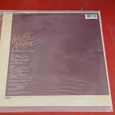 3 Vintage Outlaw Country Vinyl Records – Willie Nelson, Waylon Jennings, Merle Haggard