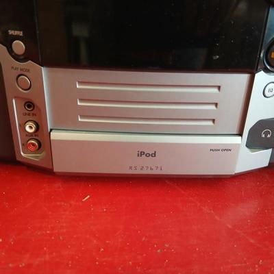 RCA RS2675A Compact Audio System with Speakers and Antenna