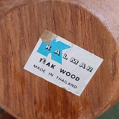 Kalmar Teak Wood Salad Bowl Set – Made in Thailand (9-Piece)
