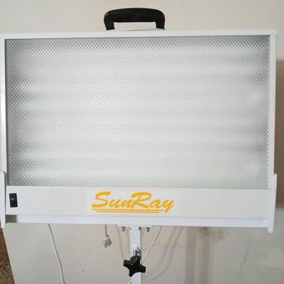 SunBox SunRay™ Light Therapy Unit on Rolling Stand – Model SR-10676