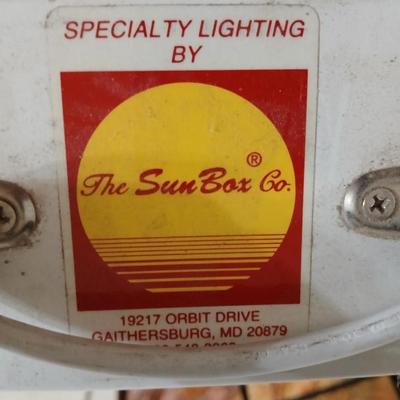 SunBox SunRay™ Light Therapy Unit on Rolling Stand – Model SR-10676