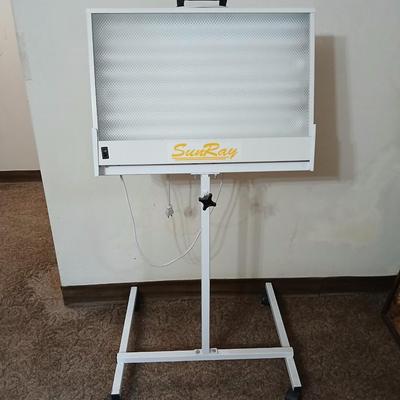 SunBox SunRay™ Light Therapy Unit on Rolling Stand – Model SR-10676