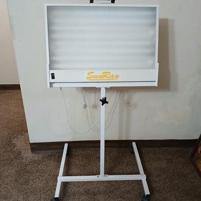 SunBox SunRay™ Light Therapy Unit on Rolling Stand – Model SR-10676