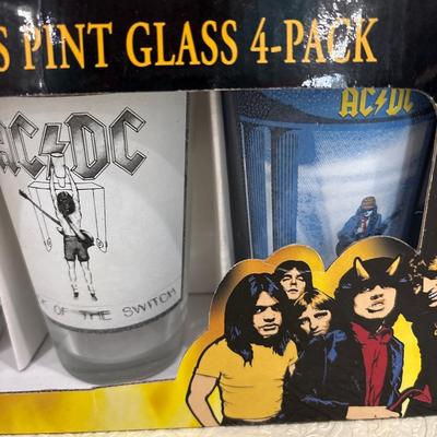 AC/DC Pint Glasses