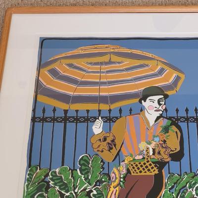 Pencil Signed "Man a Dancing" Wall Art Print (BR2-EL)