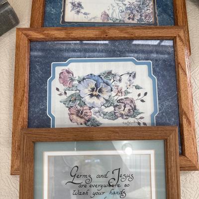 Wall decor & books