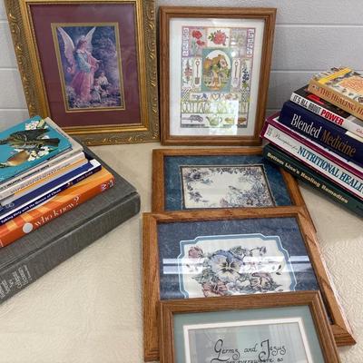 Wall decor & books
