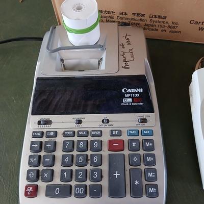 Office Electronics Lot – Canon Calculator, GE Cordless Phone & Panasonic Toner