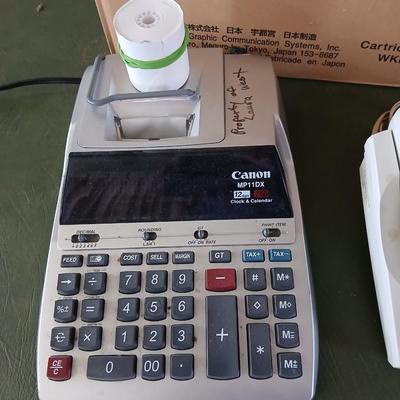 Office Electronics Lot – Canon Calculator, GE Cordless Phone & Panasonic Toner
