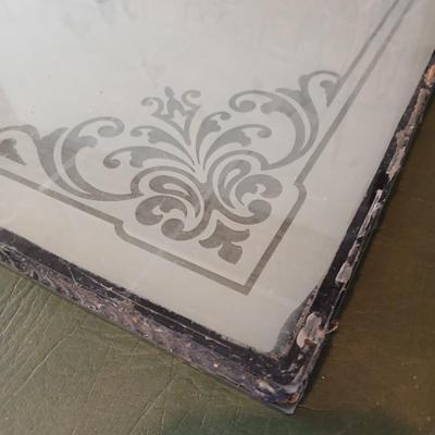 Arched Glass Decorative Panel – 38" x 23" x 1.25"