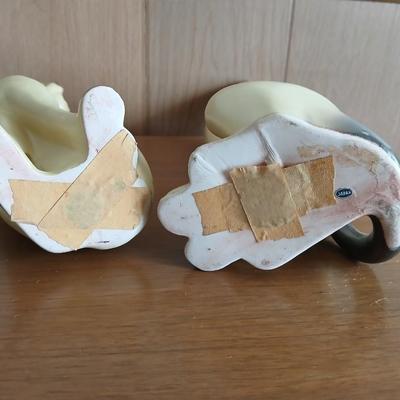 Vintage Mid-Century Siamese Cat Figurines – Japan, Tall Pair