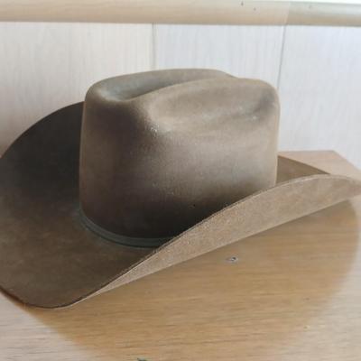 Vintage Bullrider Western Hat – Imported Coney Fur, Size 7