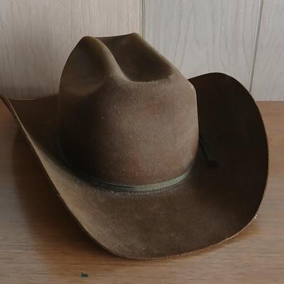 Vintage Bullrider Western Hat – Imported Coney Fur, Size 7