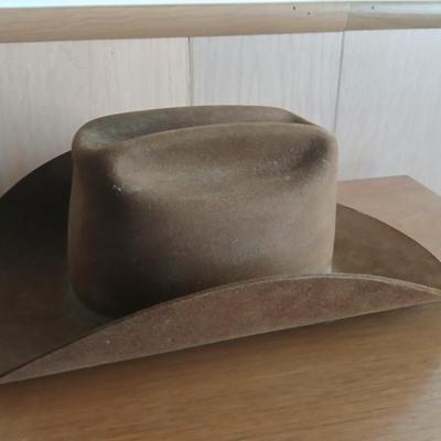 Vintage Bullrider Western Hat – Imported Coney Fur, Size 7