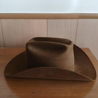 Vintage Bullrider Western Hat – Imported Coney Fur, Size 7