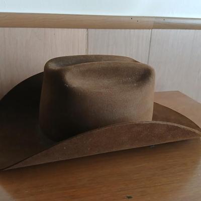 Vintage Bullrider Western Hat – Imported Coney Fur, Size 7