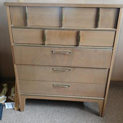 Mid-Century Modern Haddon Hall Tallboy Dresser