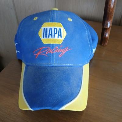 Branded & Military Cap Lot – Ferrari, NAPA, Ritz, 82nd Airborne + More with hat rack