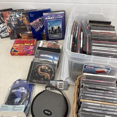 CDs & few dvds