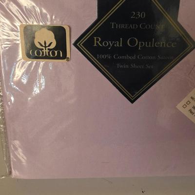 Lavender twin sheet set