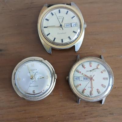 Vintage Wristwatch Lot (3 pcs) PARTS