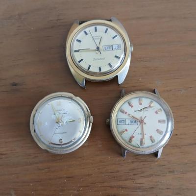Vintage Wristwatch Lot (3 pcs) PARTS