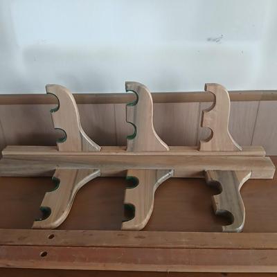 Wooden Rifle Rack Mount Set – With mounting wood slats