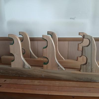 Wooden Rifle Rack Mount Set – With mounting wood slats