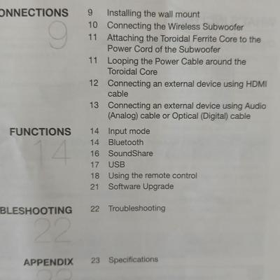 Samsung Crystal Surround Air Track Soundbar & Subwoofer – Model HW-D450